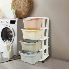 4 Tier Storage Unit Movable