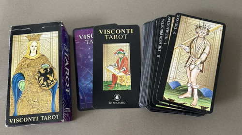 Visconti tarot cards full - cards, 72
