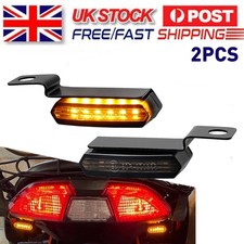 2X Motorcycle Bike LED Amber