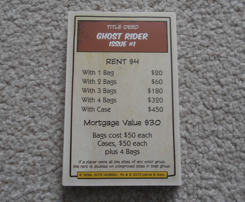 Property cards monopoly spare - cards,