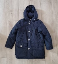 WOOLRICH Boy’s Black Down Coat Parka Jacket - Size 8 Years