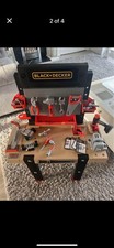 Toy black and decker workbench and tools 