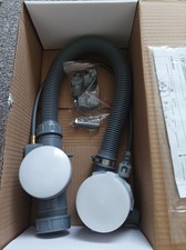 Chrome Bath Overflow Filler And Pop Up Waste. Single Ended