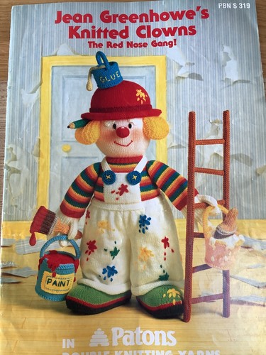 Jean greenhowes knitted - greenhowes, clowns