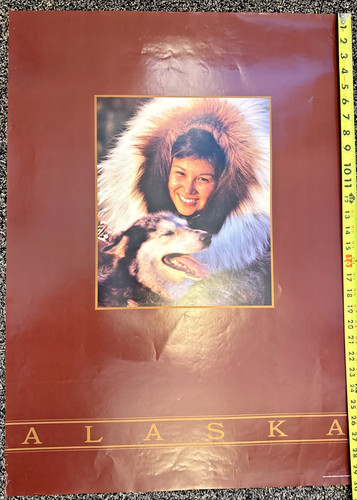 Alaska tourism poster alaskan - alaska,