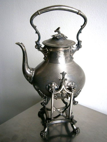 Samovar silver plated - samovar, 19°s
