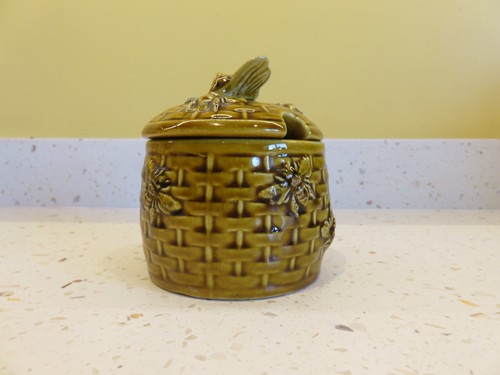 Vintage ceramic beehive honey - vintage,
