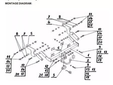 Swan Neck Tow Bar For CITROEN