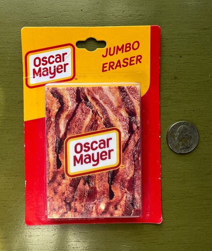Oscar mayer bacon jumbo eraser - oscar,