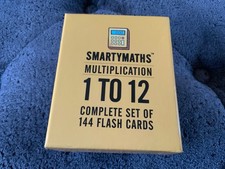 Smartymaths Multiplication 1-12 Complete Set Of 144 Flash Cards