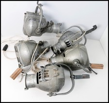 Vintage x 5 Theatre Stage Spot Light Lamps Furse Strand Electric Unrestored