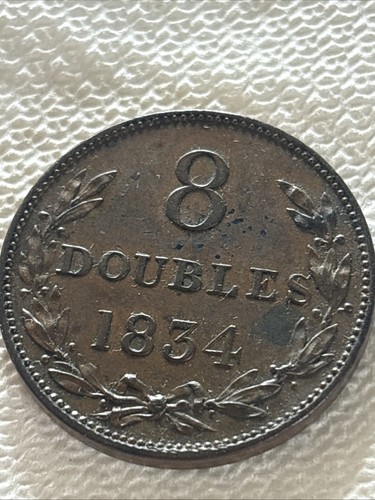 1834 guernsey doubles crown - guernsey,, 8
