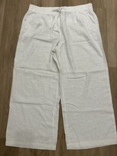 Next Linen Wide Leg Trousers