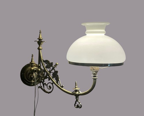 Antique brass wall - brass, gas