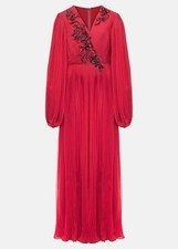 Phase Eight Lillian Pleated Maxi Occasion Dress Wedding Formal Party Size 24