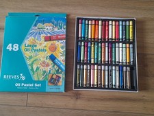 Set of 47 Reeves Large Oil Pastles