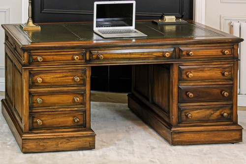 Large antique solid mahogany - large,
