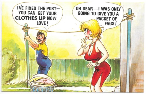 Bamforth seaside humour - humour, ppc