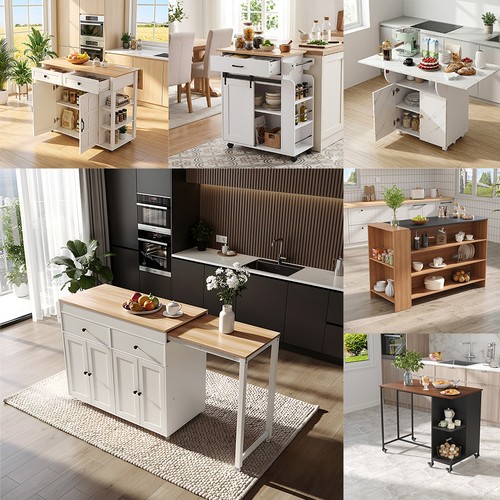 Rolling kitchen island - rolling, trolley