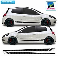 Stickers for Renault Clio side stripes Decals Vinyl Graphics 