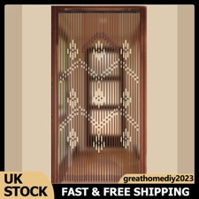 Wooden beaded bamboo door - wooden,