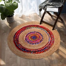 Rug 100% Natural Jute & cotton