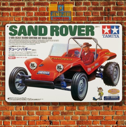 Tamiya car metal poster - tamiya,