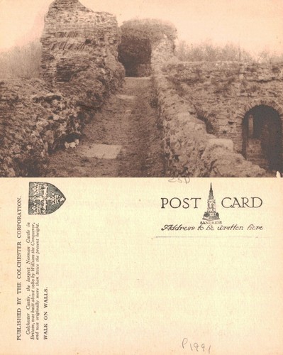 Vintage postcard colchester - -,