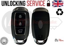 Hyundai Santa Fe (2018-2020) 3 Button Keyless Remote Key Fob Unlocking Service