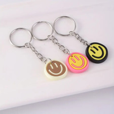 Smiley Face Keychain Cute