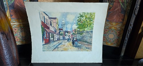 Maurice utrillo print 1937 - utrillo,