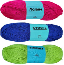 5 BALLS ROBIN DOUBLE KNITTING