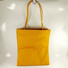 Burberry Fragrance Tote Bag, Mustard Colour, Double Handles, Inside Pocket