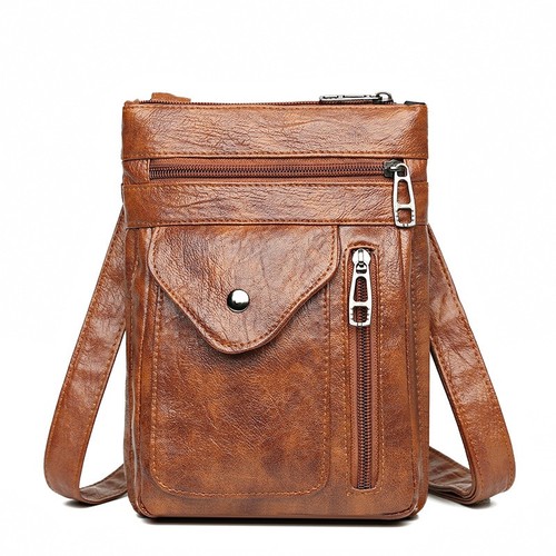 Women leather crossbody bag - crossbody,