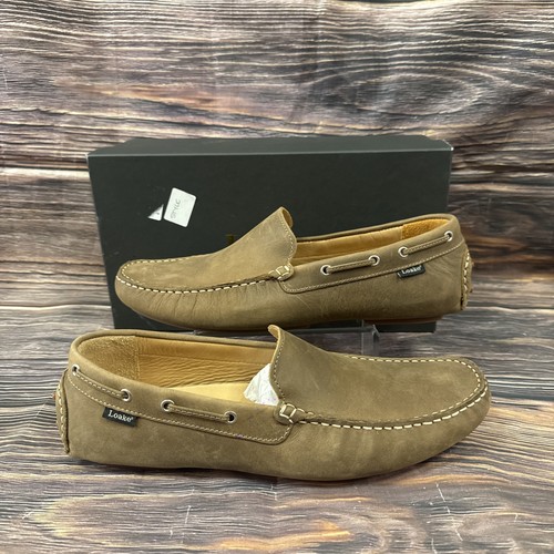 Loake brown suede slip - brown, in