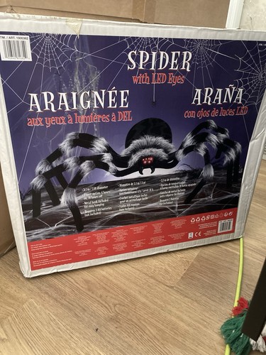 Halloween animated huge spider - animated,