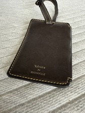 Valextra for Monocle Luggage Tag. Rare and Brand New Never Used
