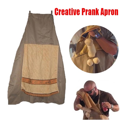 Men creative prank aprons - men's,