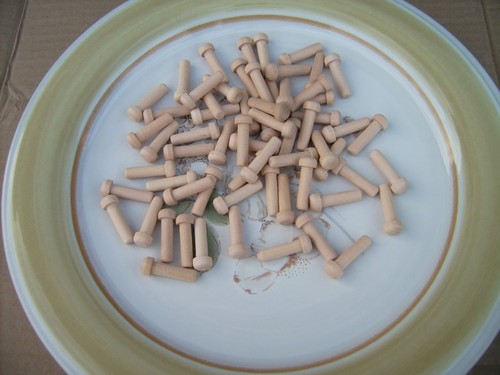 50x wooden toy wheel - 50x,