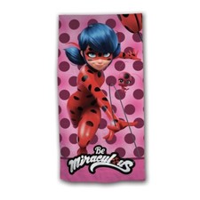 Lady bug Spotty Beach Towel Swimming Towel Miraculous Cat Noir 140 x 70
