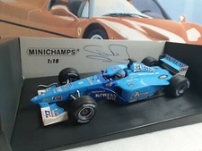 MINICHAMPS / F1 - 2001 BENETTON SHOWCAR - JENSON BUTTON - 1/18 SCALE MODEL CAR 