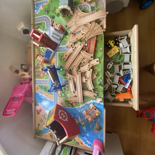 Wooden kids activity - wooden, table