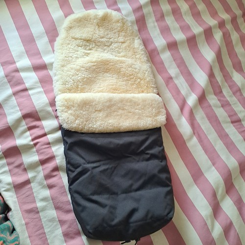 John lewis sheepskin black - sheepskin, &