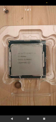 Intel core 9600k - core, 6-core
