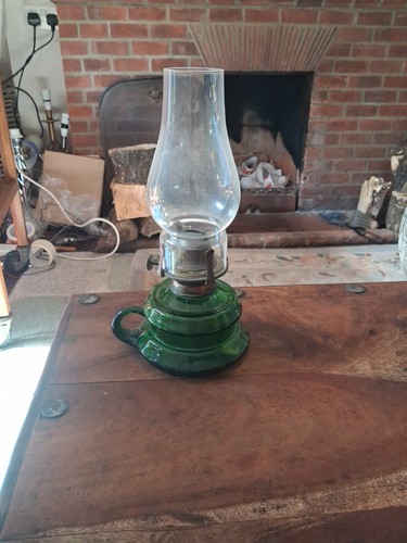 Vintage oil kerosene emerald - vintage,