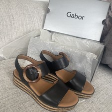 NEW Gabor Ladies Black Leather