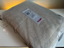 John Lewis Wide Eyelet Blackout Lined Textured Weave Natural Curtains