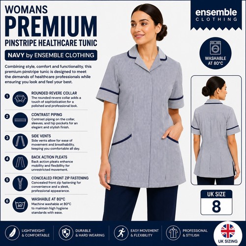 Womens pinstripe healthcare - womens,
