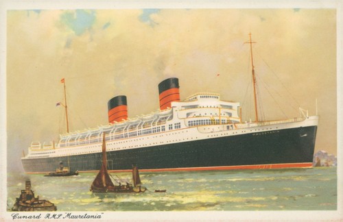 Cunard liner rms - liner, mauretania