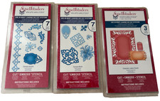 3 X SPELLBINDERS NESTABILITIES / SHAPEABILITIES   - METAL CUTTING DIES (A)